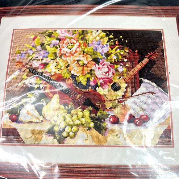 Vintage Bucilla Summer Concerto Needlepoint Kit - Picture 2 of 5